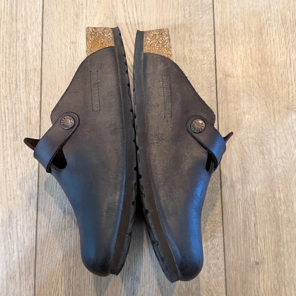Birkenstock Boston Soft Footbed Oiled Leather Clogs Dark Brown EU 36 US 5 5.5 - Picture 3 of 8